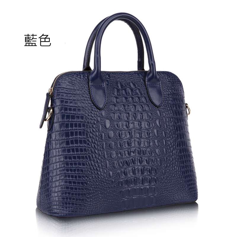 鱷魚紋氣質手提包