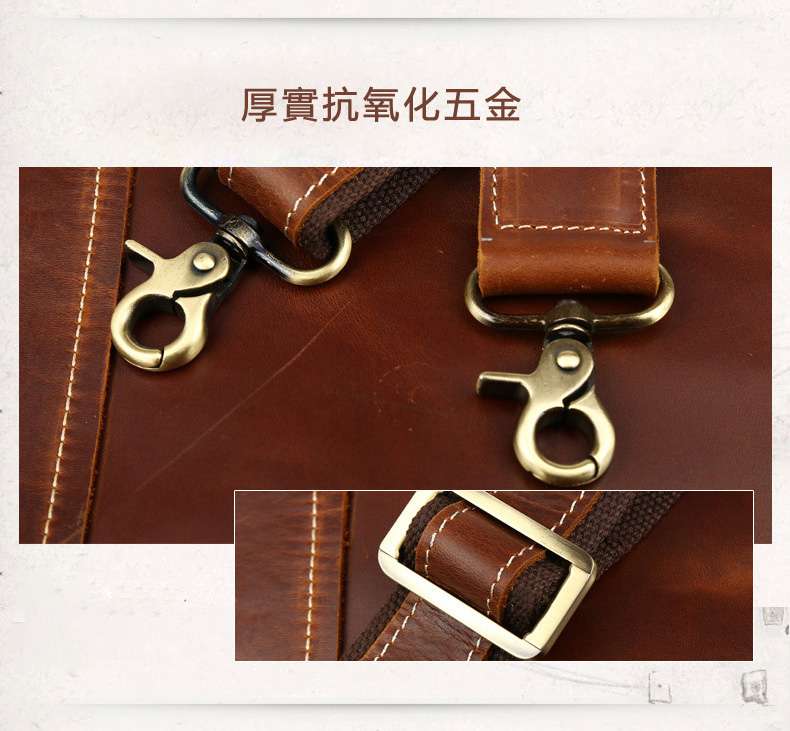 意大利進口油皮公事包 頭層牛皮手提包 男士真皮公事包 商務男包 高檔真皮筆記本電腦包 真皮筆電包