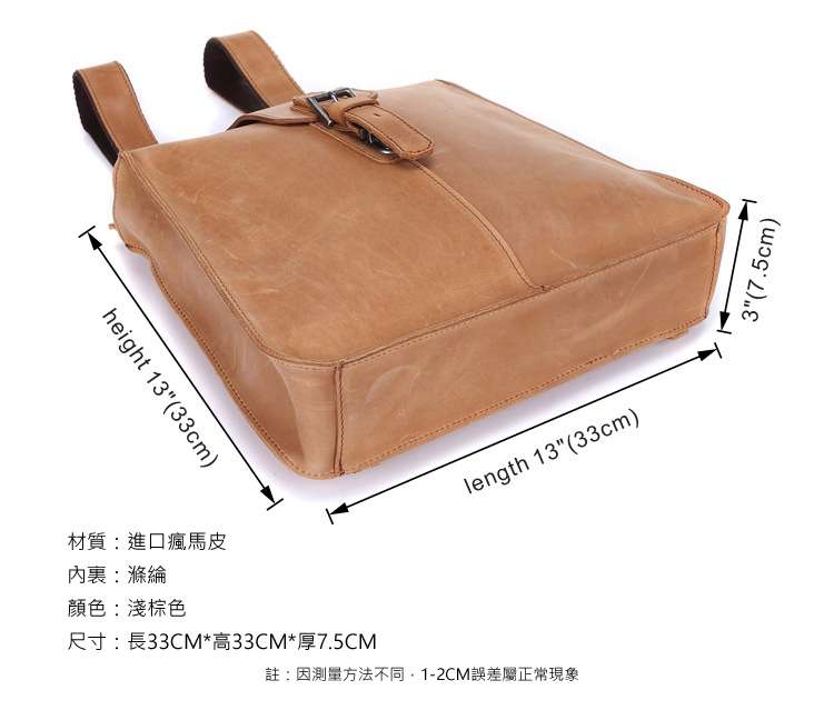 新款學院男女真皮後背包 瘋馬皮雙肩包 復古瘋牛皮學生書包 牛皮時尚小背包