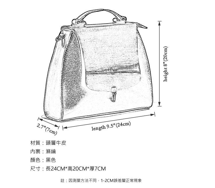 原創手工復古女士小肩背包 真皮手提斜挎包 頭層牛皮小方包 個性獨特真皮女包 真皮包包 