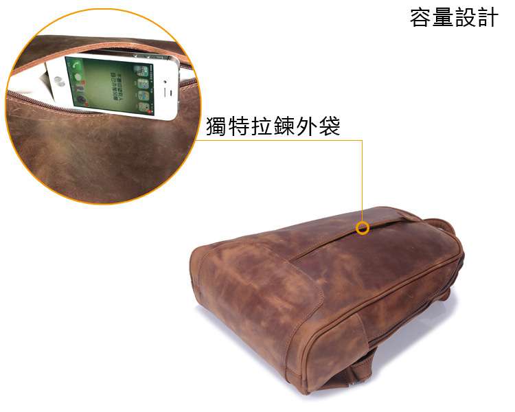 歐美復古瘋馬皮後背包 時尚個性雙肩包 高檔頭層牛皮後背包 男女通用背包 真皮學院風學生書包 休閑旅行包 真皮包包