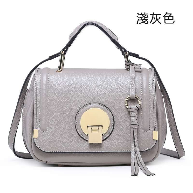 真皮小包包 新款真皮女包 明星同款小豬包 圓環鎖扣側背肩背包 真皮斜背包 真皮包包