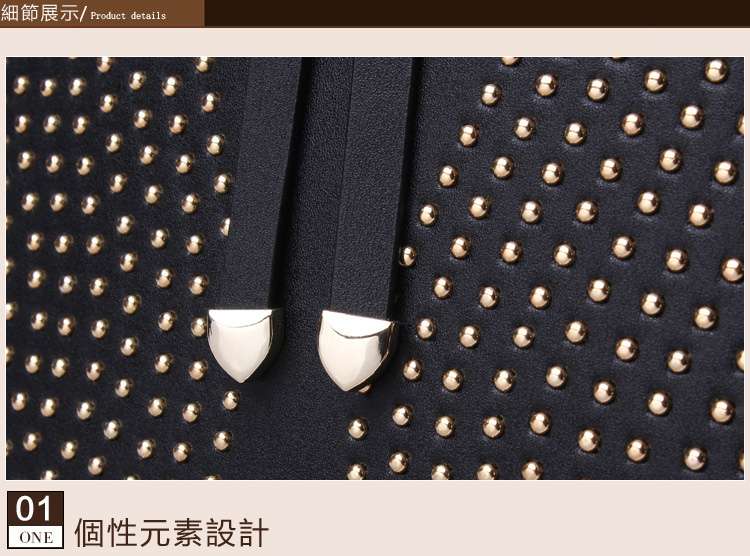 天使之翼設計 個性鉚釘包 歐美真皮後背包 女士牛皮雙肩包 翅膀包真皮女包  真皮包包