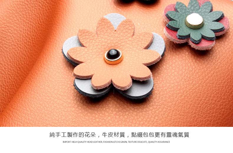 韓版新款真皮女包 撞色水桶包 休閑時尚束口牛皮購物袋 肩背側背包包 束口斜背包 真皮包包