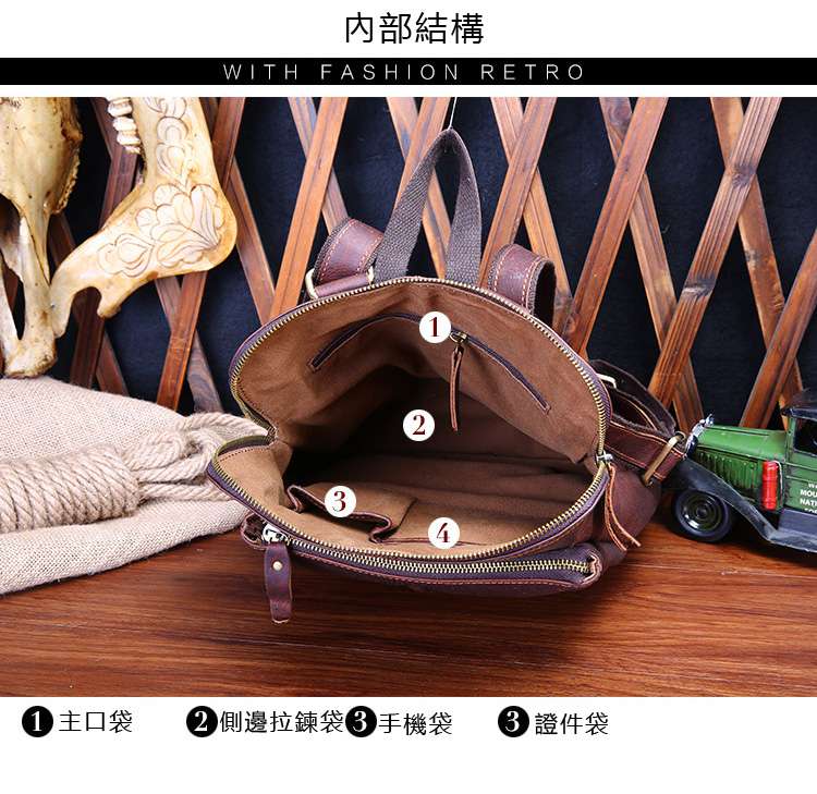 女士復古鱷魚紋後背包 頭層牛皮雙肩包 瘋馬皮鱷魚紋潮包包 真皮女包 旅行背包 真皮包包