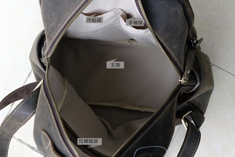 復古新款男女真皮後背包 頭層牛皮雙肩包 真皮時尚潮流瘋馬皮旅行包 牛皮背包  真皮包包
