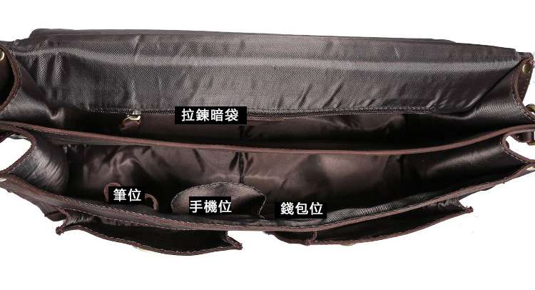 高檔復古瘋馬皮公事包 奢華真皮公文包 歐美時尚肩背包 多功能後背包 三合一真皮男包 真皮包包