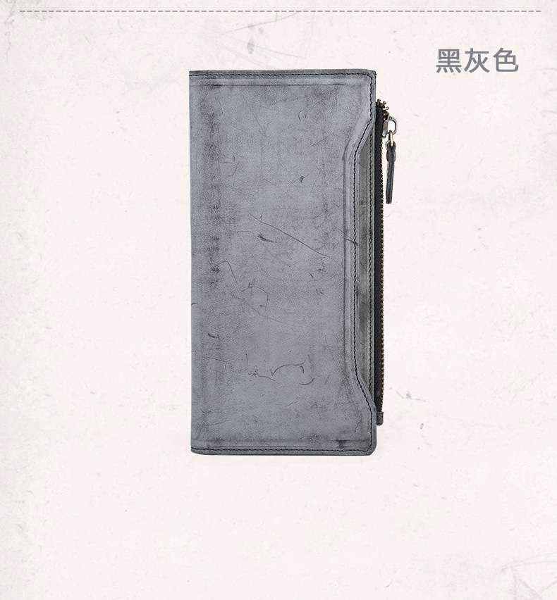 植鞣皮錢包 復古頭層牛皮零錢包 真皮皮夾 長款真皮錢包 牛皮手拿包 真皮男包 真皮長夾 真皮包包