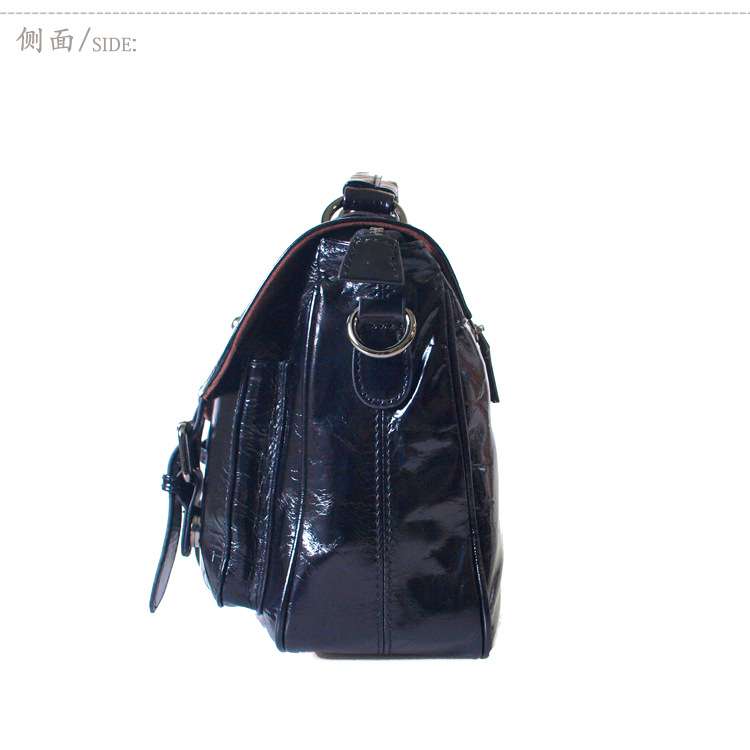 油蠟牛皮女用斜背包 頭層牛皮單肩包 真皮斜跨包包 油臘牛皮女士郵差包 真皮女包  真皮包包