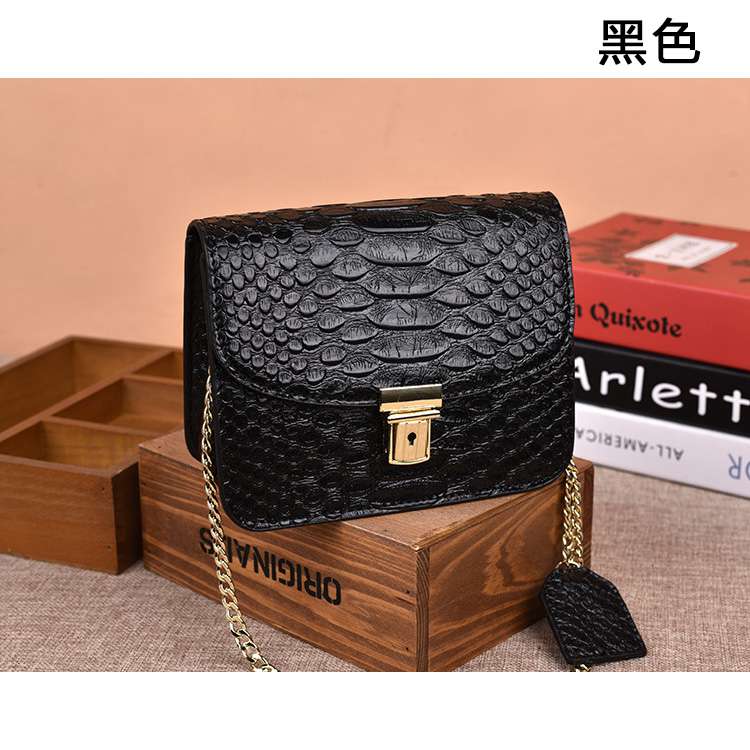 韓版真皮鏈條包 牛皮迷你斜跨包 女用單肩小包包 斜挎真皮女包 女式手機包側背包 真皮包包