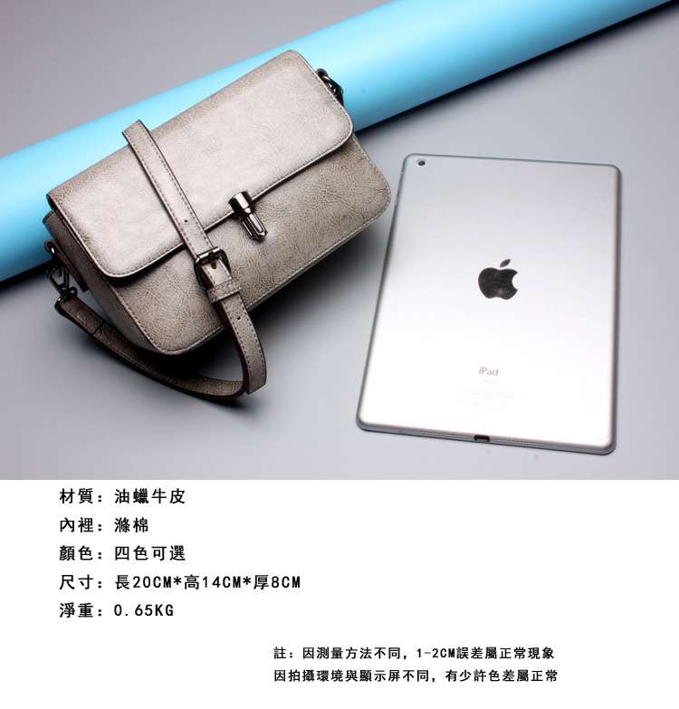 歐美風油蠟牛皮小方包 真皮新款迷你包包 油蠟皮單肩包 斜挎迷你小包 真皮側背包斜背包 真皮包包