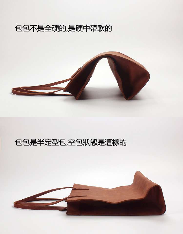 復古瘋馬皮托特包 真皮手提包 女用單肩背包 歐美時尚瘋牛皮購物袋 頭層牛皮女包 真皮女包 真皮包包