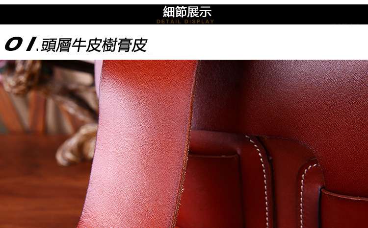 復古植鞣皮真皮女包 頭層牛皮肩背包 真皮郵差包 女式小方包 女用樹膏皮斜背包 真皮包包