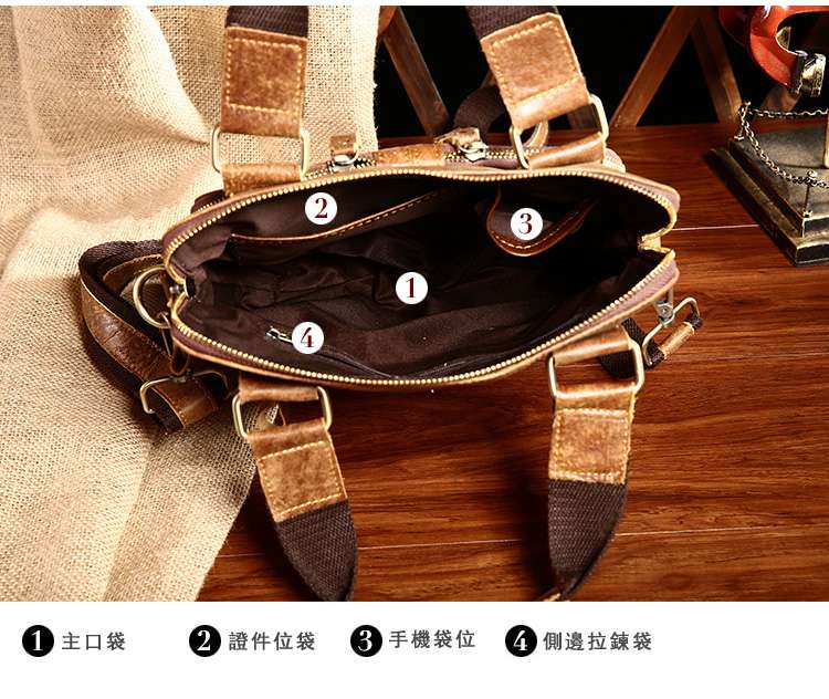 牛皮手提包