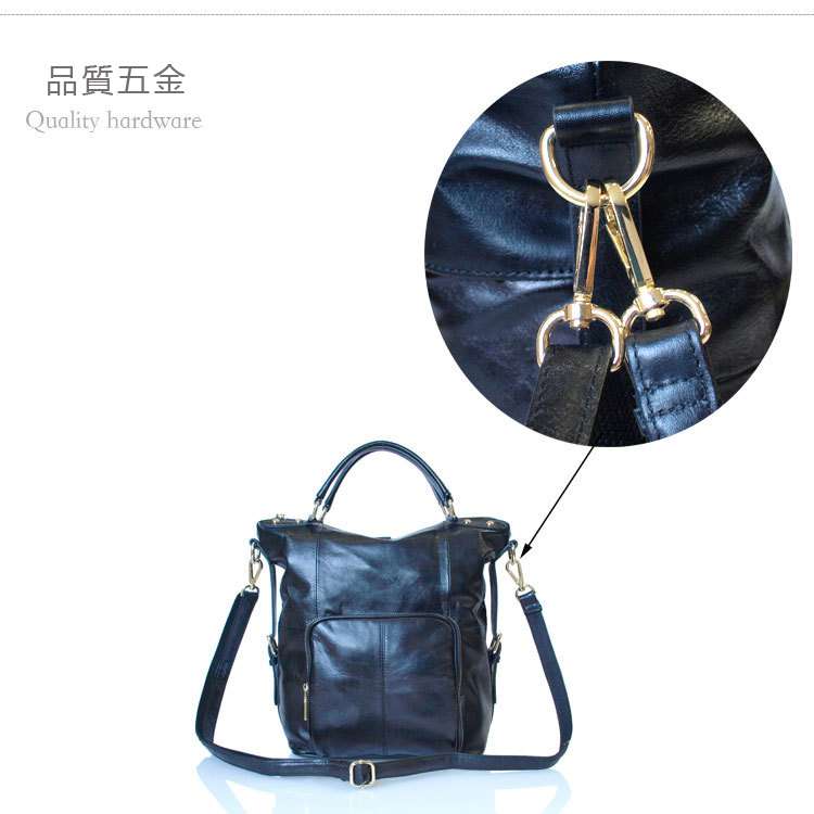 新款多功能手提包 雙肩後背包 真皮多用包 頭層牛皮斜背包 女用真皮雙肩包 一包多用  真皮包包