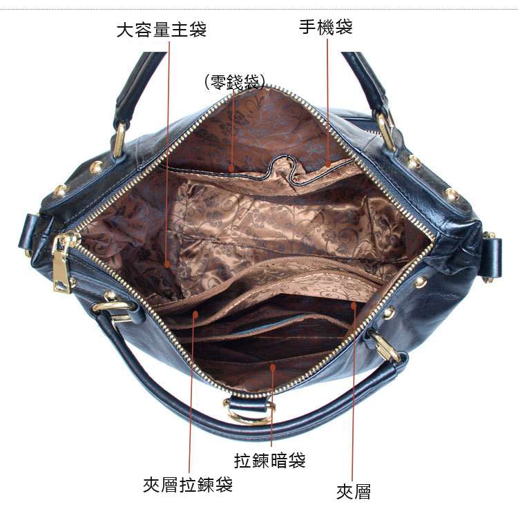 新款多功能手提包 雙肩後背包 真皮多用包 頭層牛皮斜背包 女用真皮雙肩包 一包多用  真皮包包
