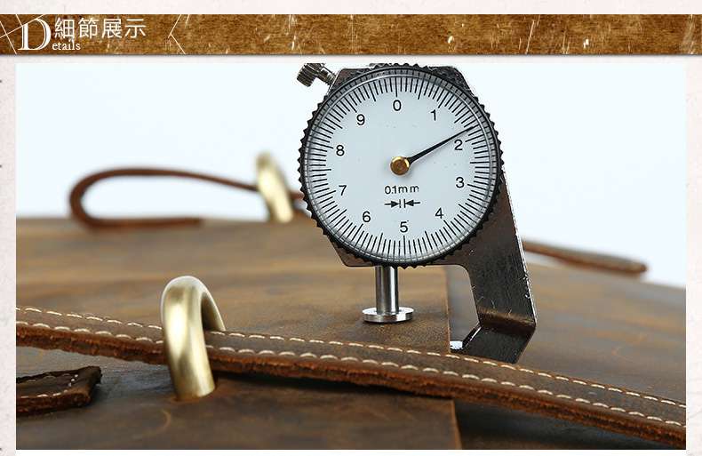 歐美復古瘋馬皮公事包 頭層牛皮手提包 真皮商務包 男士郵差包 瘋牛皮肩背側背斜跨包  真皮包包