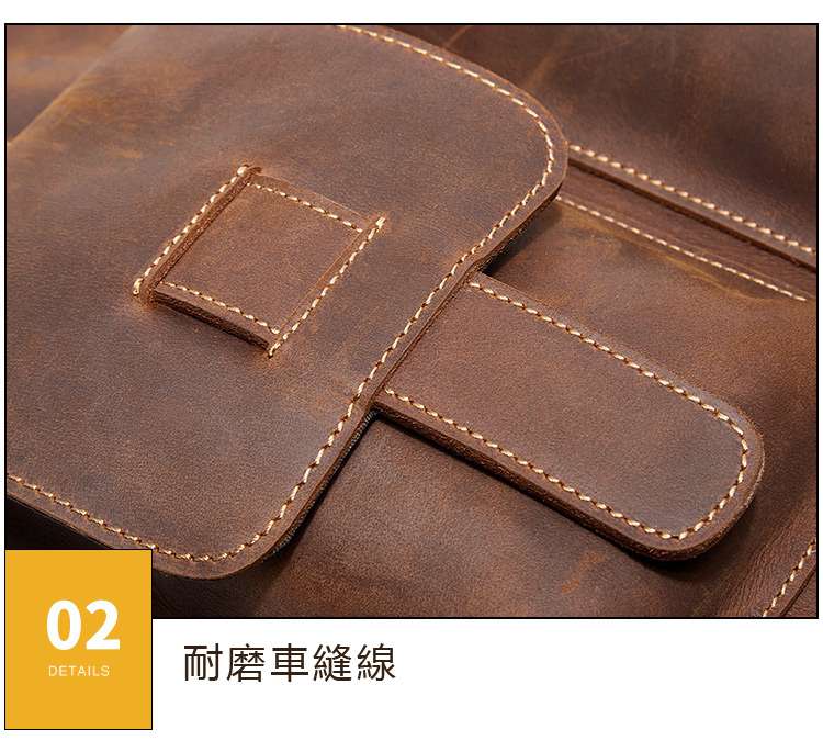 新款復古男包 頭層牛皮商務包 瘋馬皮單肩包斜跨包 休閑豎款牛皮側背包 瘋牛皮手提包公事包 真皮包包