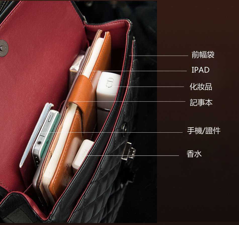經典菱格鏈條羊皮女包 金色串皮鏈條包 钨钢鏈條包 小香風黑色羊皮女式包包 真皮斜背包 真皮女包 真皮包包