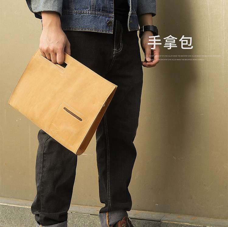 復古瘋馬皮多用包包 手拿包又是斜背包 頭層牛皮斜挎包肩背包 真皮多功能包包