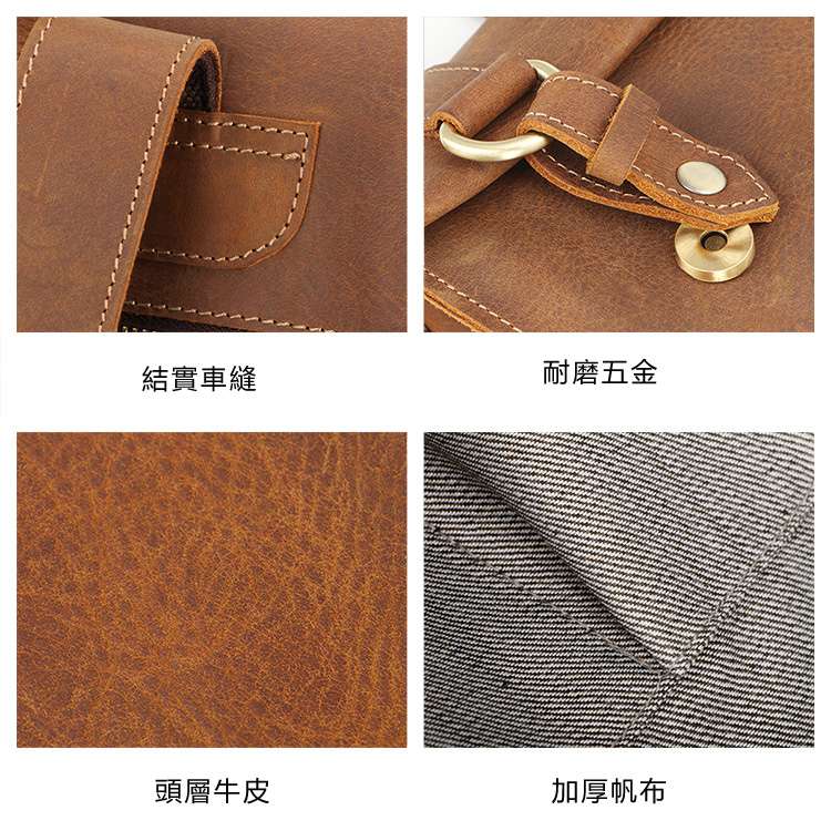 瘋馬皮後背包 歐美英倫復古男士雙肩包 真皮旅行男包 手工真皮雙肩背包 包包