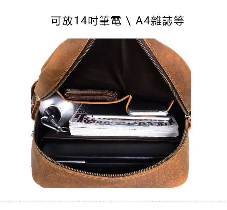 復古瘋馬皮後背包 真皮旅行背包 手工真皮男雙肩包 歐美頭層牛皮戶外大書包 真皮男包 真皮包包