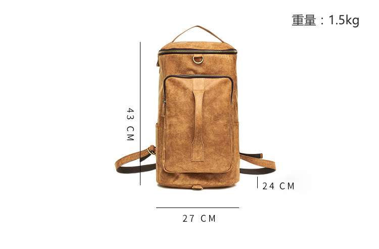 多功能雙肩後背包 真皮男包 大容量行李包 休閑時尚復古雙肩背包 頭層牛皮斜挎包 真皮包包