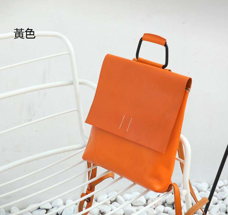 新款原創真皮後背包 植鞣牛皮雙肩背包 樹羔皮雙肩包 真皮男包 頭層牛皮復古手工包包 真皮包包