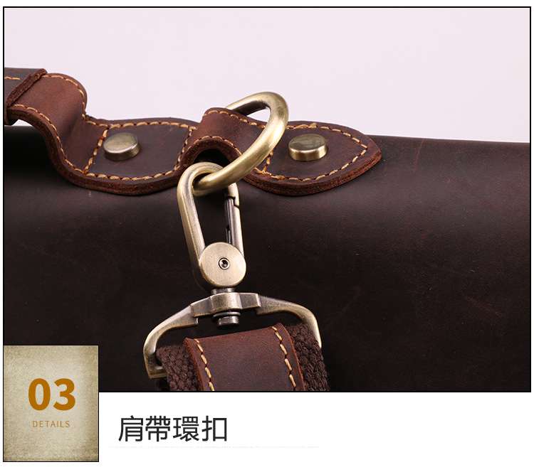 真皮男士公事包 頭層牛皮公文包 商務復古男包 15.6吋手提電腦包 頭層牛皮男士包包