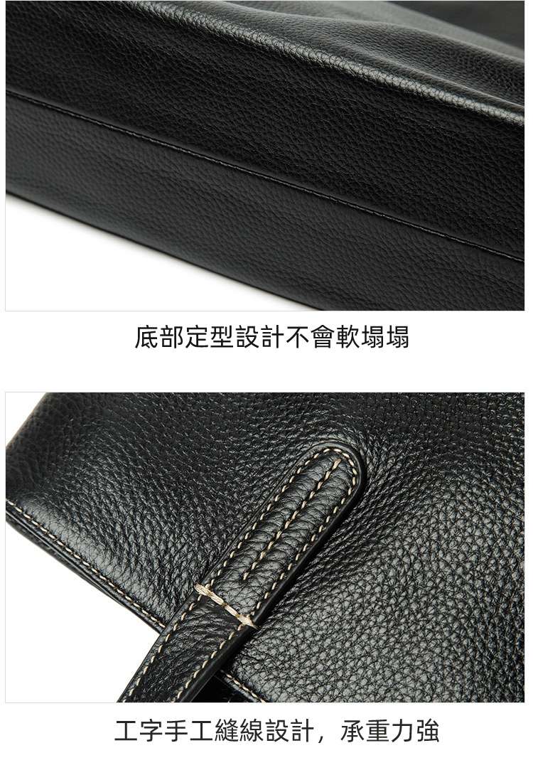百搭新款真皮單肩包手提包 歐美簡約百搭真皮托特包 大容量軟皮女挎包真皮包包