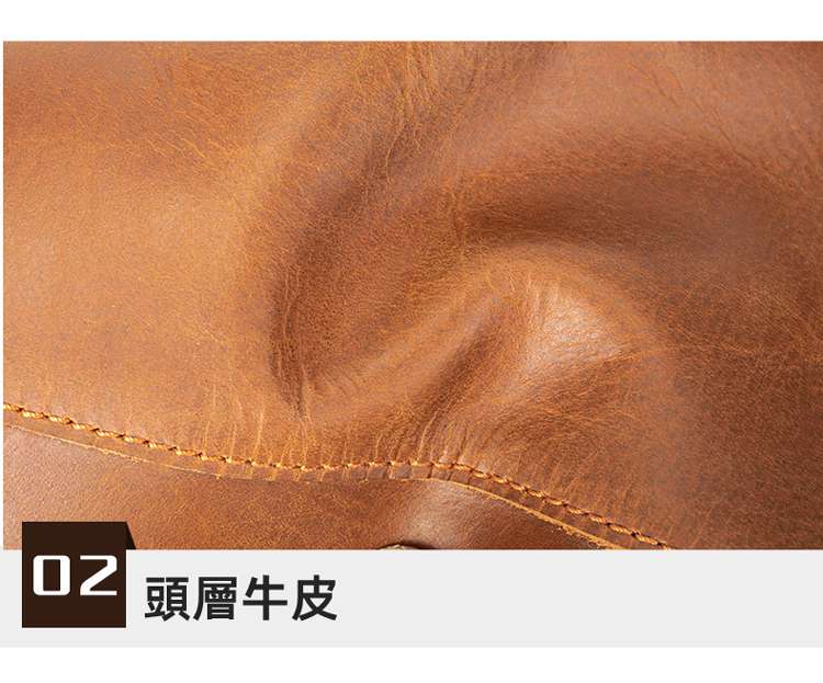 新款大容量瘋馬皮雙肩包 頭層牛皮後背包 貝殼型原創手工背包 男旅行包真皮包包