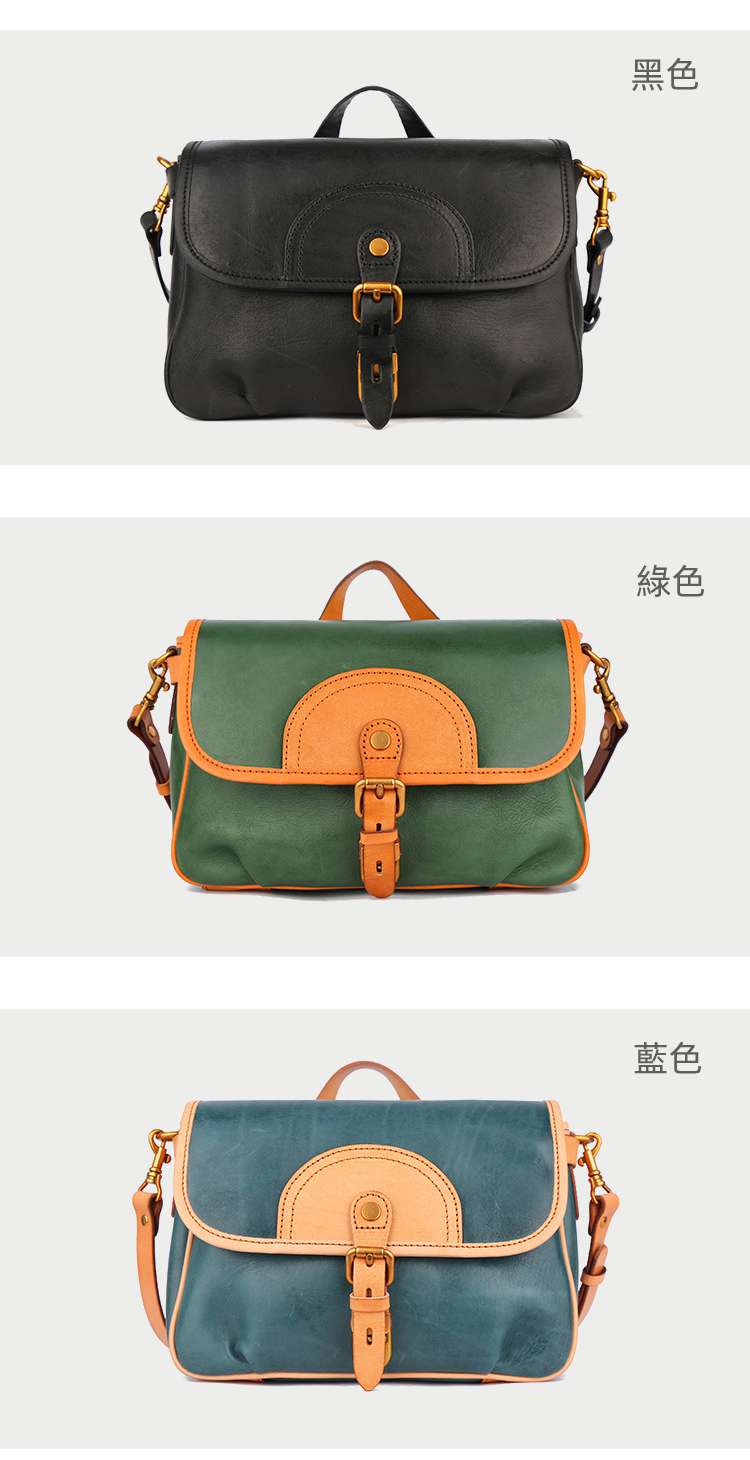 復古斜背包 真皮女包 歐美撞色手提包 頭層牛皮單肩包斜挎包包 女式郵差包 
