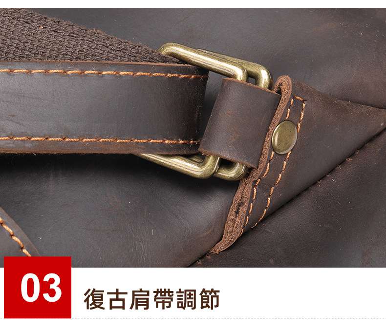 瘋馬皮雙肩後背包 頭層牛皮旅行包 真皮簡約雙肩背包 復古時尚背包 商務電腦包 旅行背包 真皮包包 