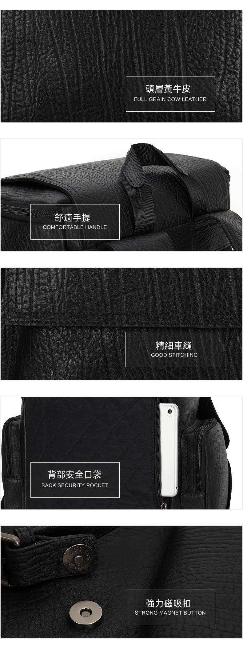 新款商務後背包 真皮雙肩背包 男士出差旅行包 頭層牛皮雙肩電腦包 樹皮紋皮筆電包 包包 