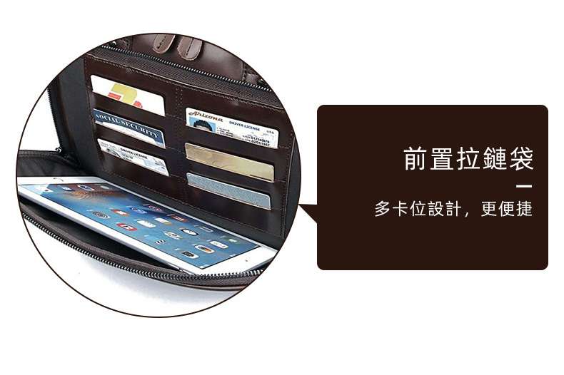 新款潮流精緻手提包 大容量商務筆電包 頭層牛皮斜跨包 男士公事包側背包 真皮包包