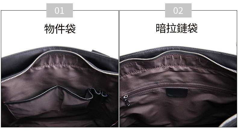 商務男士真皮手提包 大容量時尚單肩背包 頭層胎牛皮公文包 真皮斜背包 真皮包包