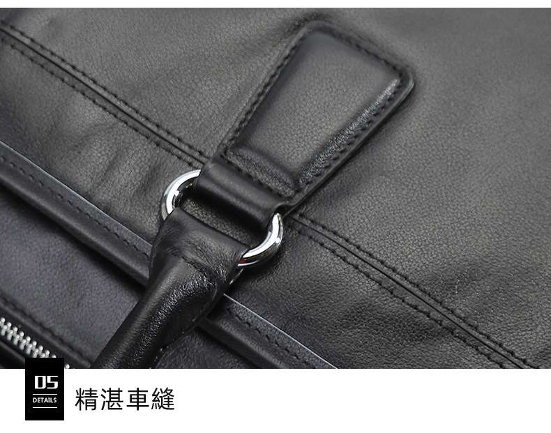 大容量旅行包 頭層胎牛皮行李手袋 男士真皮單肩包斜跨包 商務手提包 17吋電腦包公事包 真皮包包
