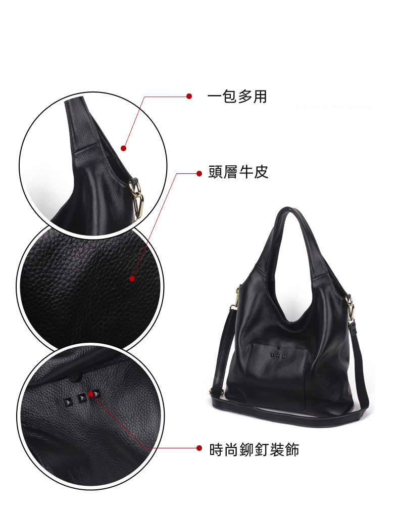歐美大軟包 時尚真皮女包 多功能斜挎包單肩包 女士手提包大包包 軟皮包包 媽咪包 真皮包包