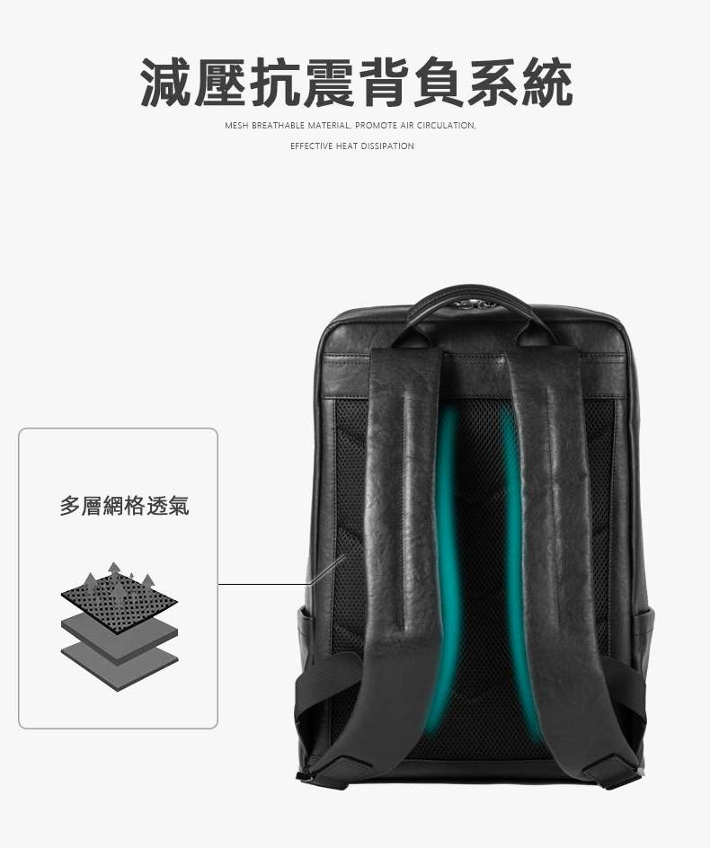 頭層植鞣皮後背包 商務雙肩背包 減壓抗震透氣旅行背包 商務電腦包 學生書包 真皮包包