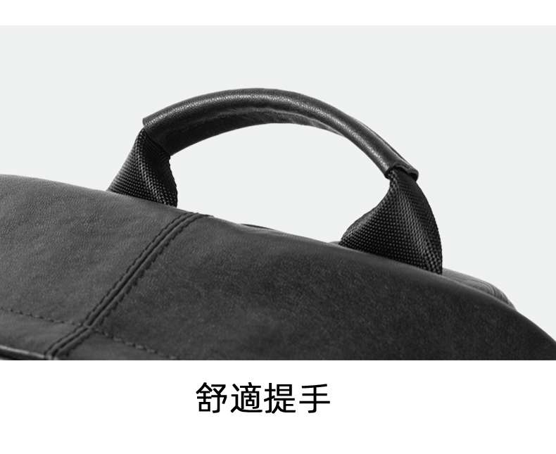 植鞣牛皮男士雙肩背包 真皮時尚雙肩包 男士簡約後背包 頭層牛皮旅行背包 多功能電腦背包 真皮包包