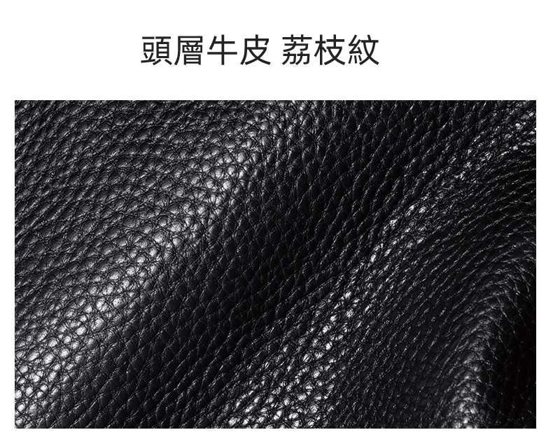 荔枝紋頭層牛皮後背包 男士雙肩背包 簡約時尚牛皮雙肩包 大容量商務電腦背包真皮男包 學生書包 真皮包包