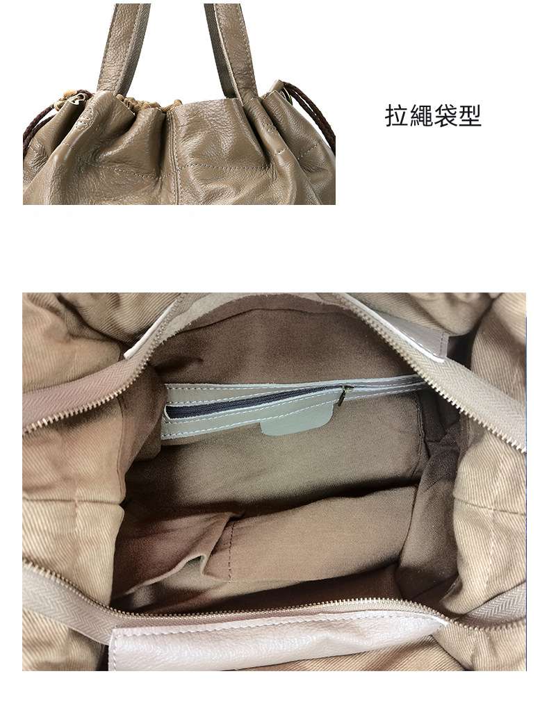 手工蠟繩編織包 真皮手提包 大容量頭層牛皮單肩背包斜挎包 森系復古托特包斜背包 真皮包包