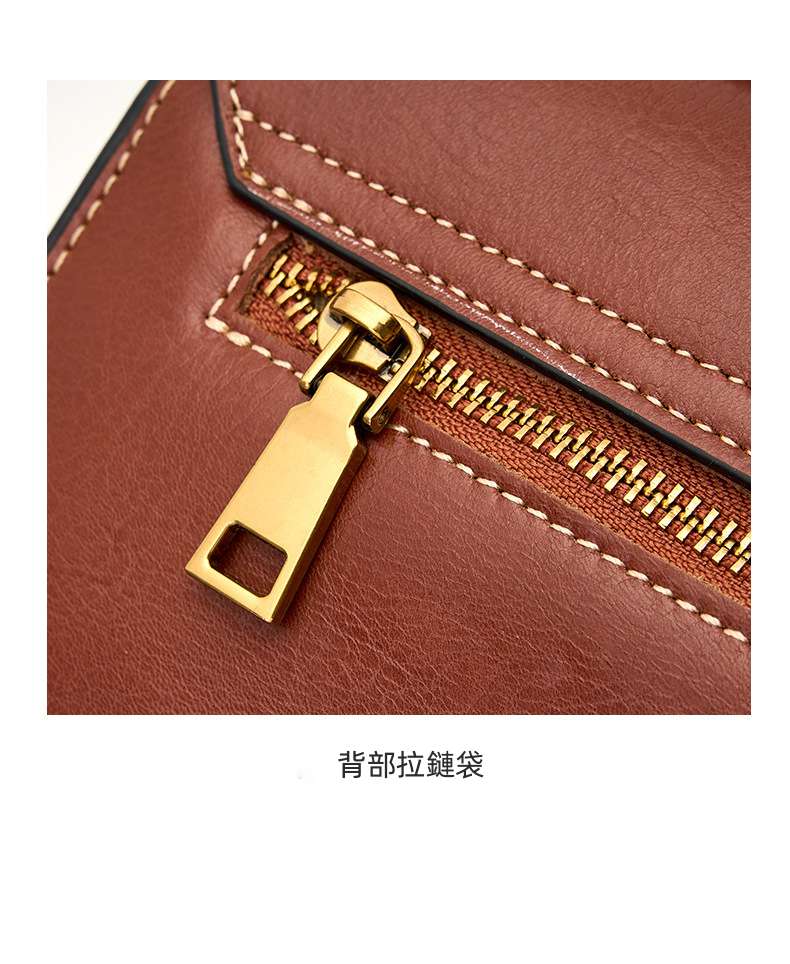 植鞣牛皮斜背包 高級簡約時尚氣質女包 女生手提包單肩斜挎包 鎖扣郵差包 真皮女包  真皮包包