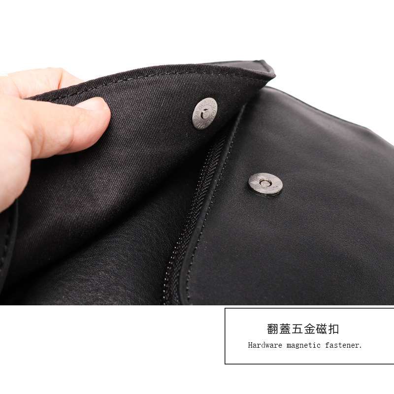男式油皮單肩包斜背包 時尚休閒斜挎包 大容量iPad包包 真皮男包側背包肩背包斜挎包 真皮包包