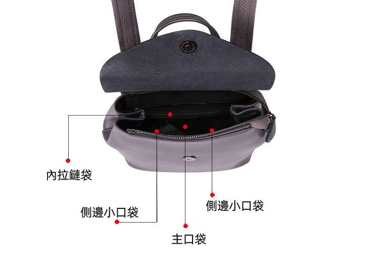 時尚真皮雙肩包 韓版女士雙肩背包 多功能單肩包包後背包 女生學生書包旅行背包 真皮包包