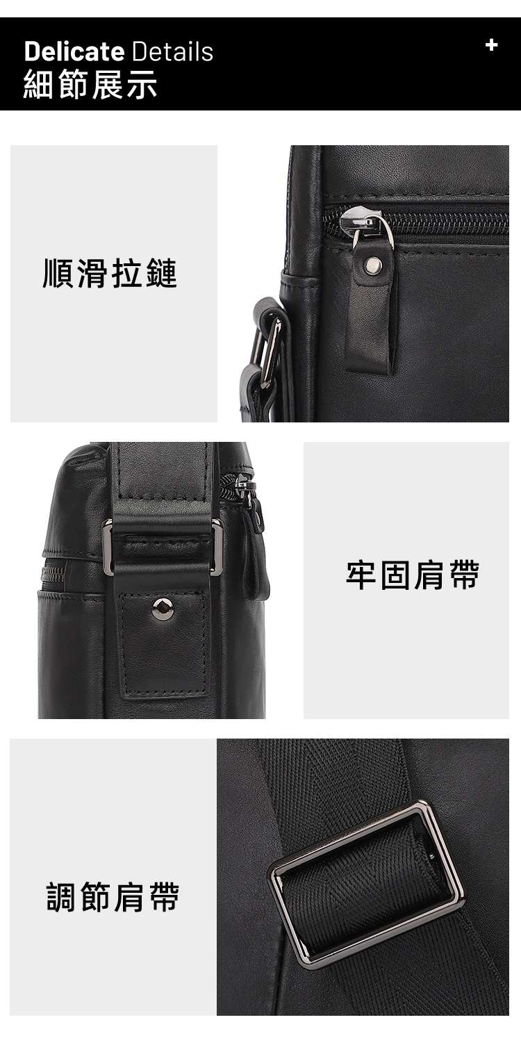 真皮單肩包 男款防水斜挎包 休閒斜挎包 牛油皮耳機孔斜背包 學生背包側背包包 真皮包包