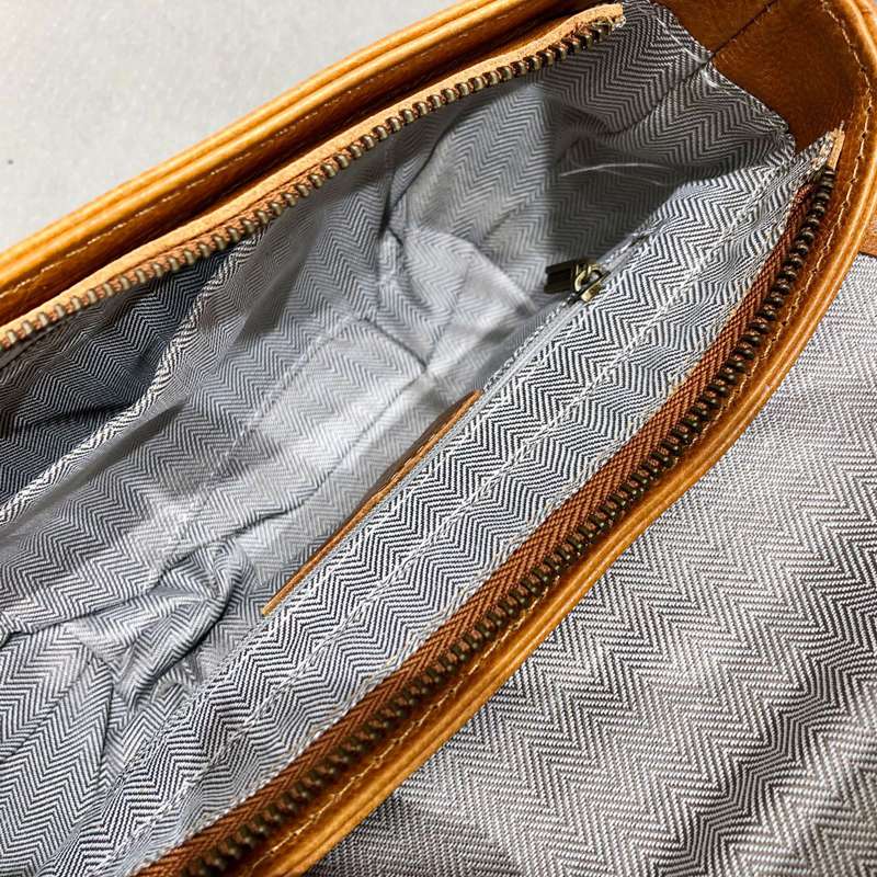 復古植鞣牛皮斜背包 頭層牛皮側背包 女式郵差包 真皮女包單肩背包斜挎包