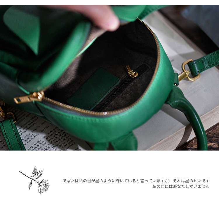 手工植鞣皮後背包 精緻迷你雙肩背包 真皮女包 小眾設計頭層牛皮手機包 輕便百搭小包包 真皮包包