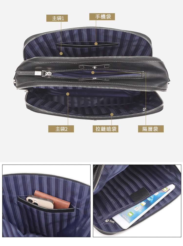 商務休閒男士郵差包 簡約真皮斜背包單肩包 頭層牛皮斜挎包 真皮男包休閒包包 真皮包包