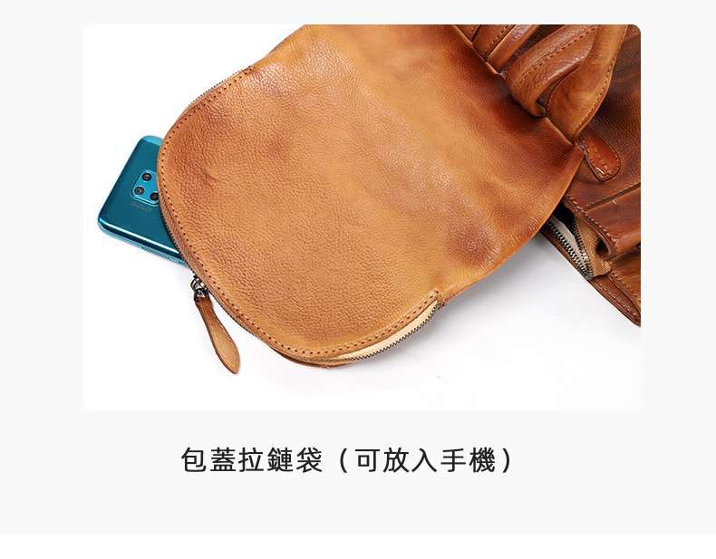 歐美復古擦色男士後背包 真皮雙肩包 頭層牛皮旅行包 學生書包筆電背包  真皮包包